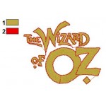 Wizard of Oz Logo 11 Embroidery Design